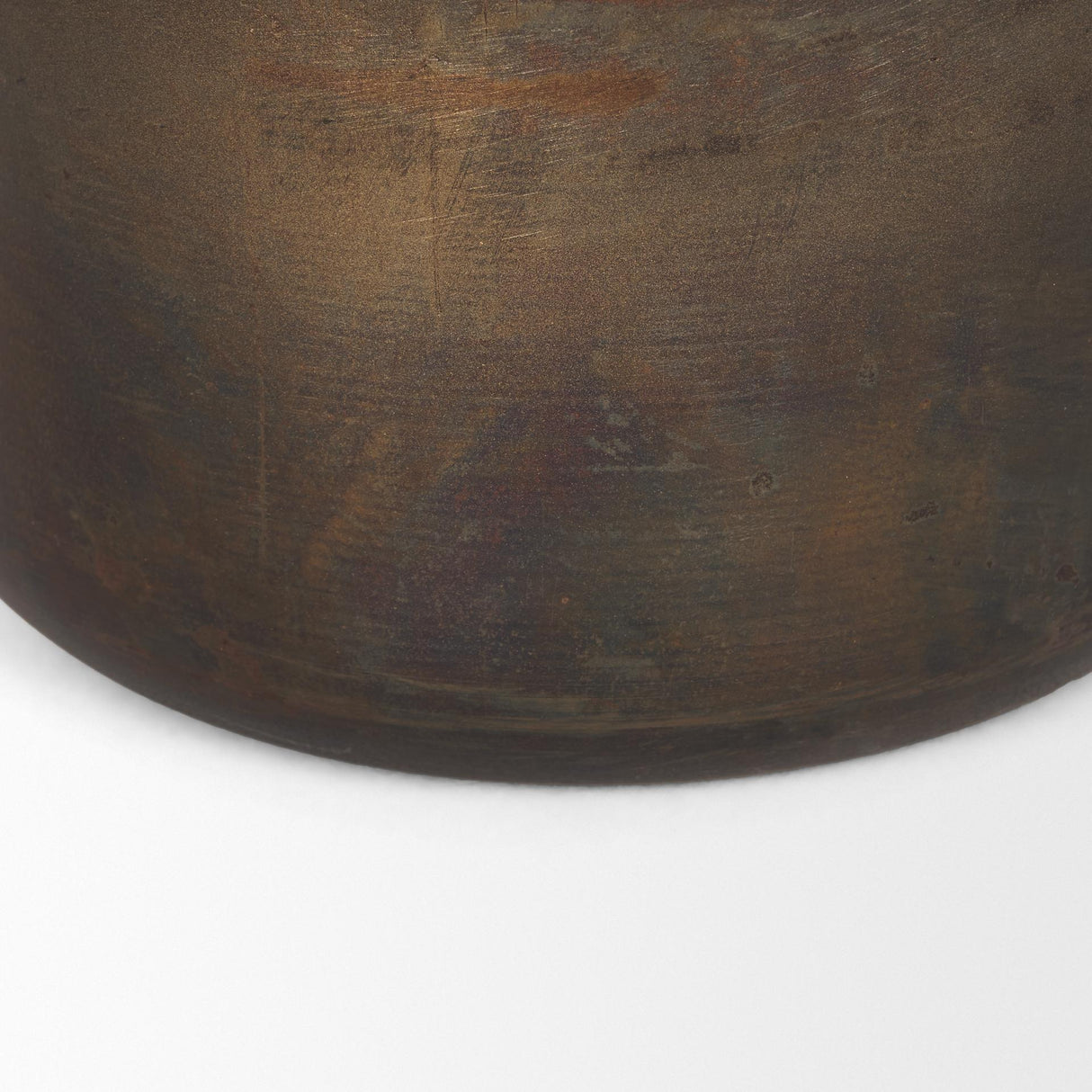 Mercana Daya Medium Antiqued Gold Metal Vase
