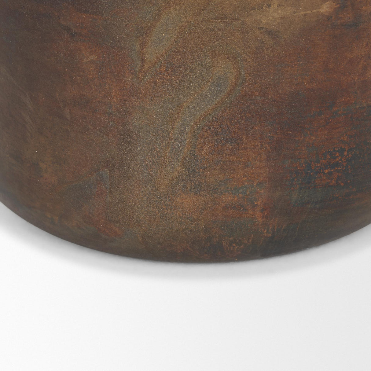 Mercana Daya Tall Antiqued Gold Metal Vase