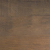 Mercana Araxi Rectangular Dark Brown Wood w/ Black Metal Base Dining Table