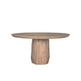 Mercana Fitzgerald 60" Light Brown Wood Dining Table