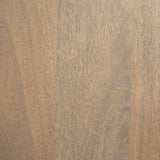 Mercana Fitzgerald 60" Light Brown Wood Dining Table