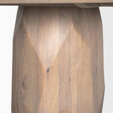 Mercana Fitzgerald 60" Light Brown Wood Dining Table