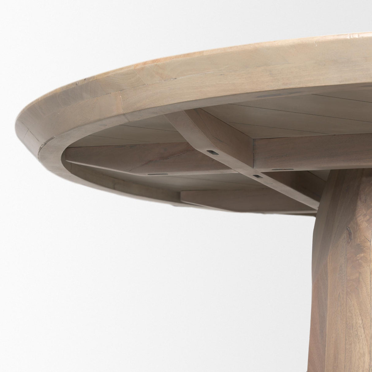 Mercana Fitzgerald 60" Light Brown Wood Dining Table