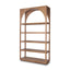 Mercana Bela Arched Shelving Unit Medium Brown Wood