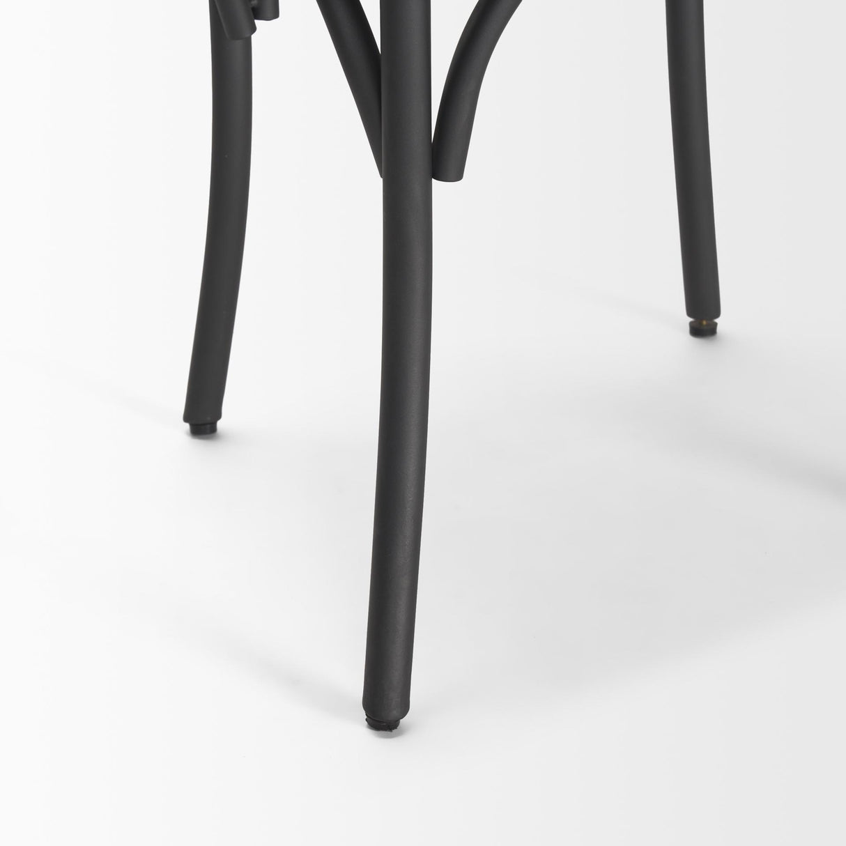 Mercana Etienne Light Brown Wood w/ Iron Metal Dining Chair