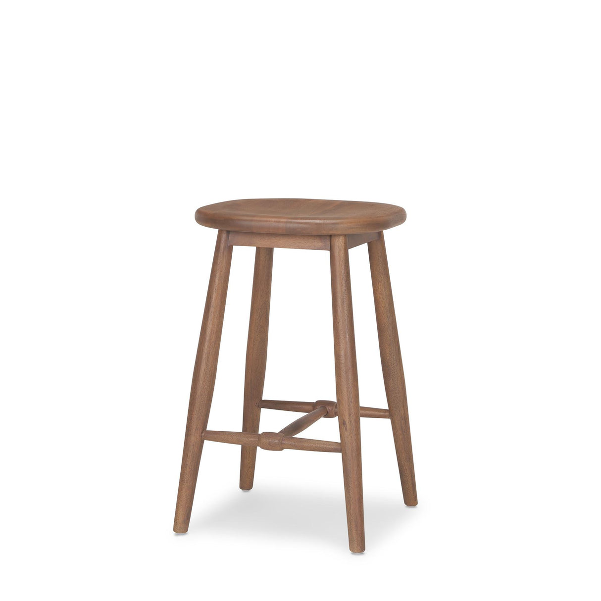 Mercana Ernest Medium Brown Wood Counter Stool