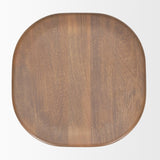 Mercana Ernest Medium Brown Wood Counter Stool