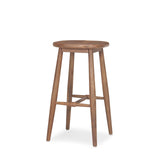 Mercana Ernest Medium Brown Wood Bar Stool