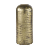Mercana Quonset Extra Tall Brass Finished Aluminum Metal Pillar Object