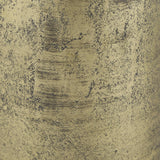 Mercana Quonset Extra Tall Brass Finished Aluminum Metal Pillar Object