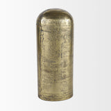 Mercana Quonset Extra Tall Brass Finished Aluminum Metal Pillar Object