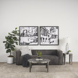 Mercana Randy Silver Nickel Cast Aluminum Metal Coffee Table