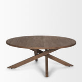 Mercana Solana Medium Brown Wood Coffee Table
