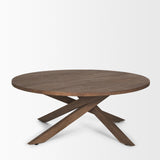 Mercana Solana Medium Brown Wood Coffee Table