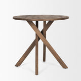 Mercana Solana Medium Brown Wood Foyer Table