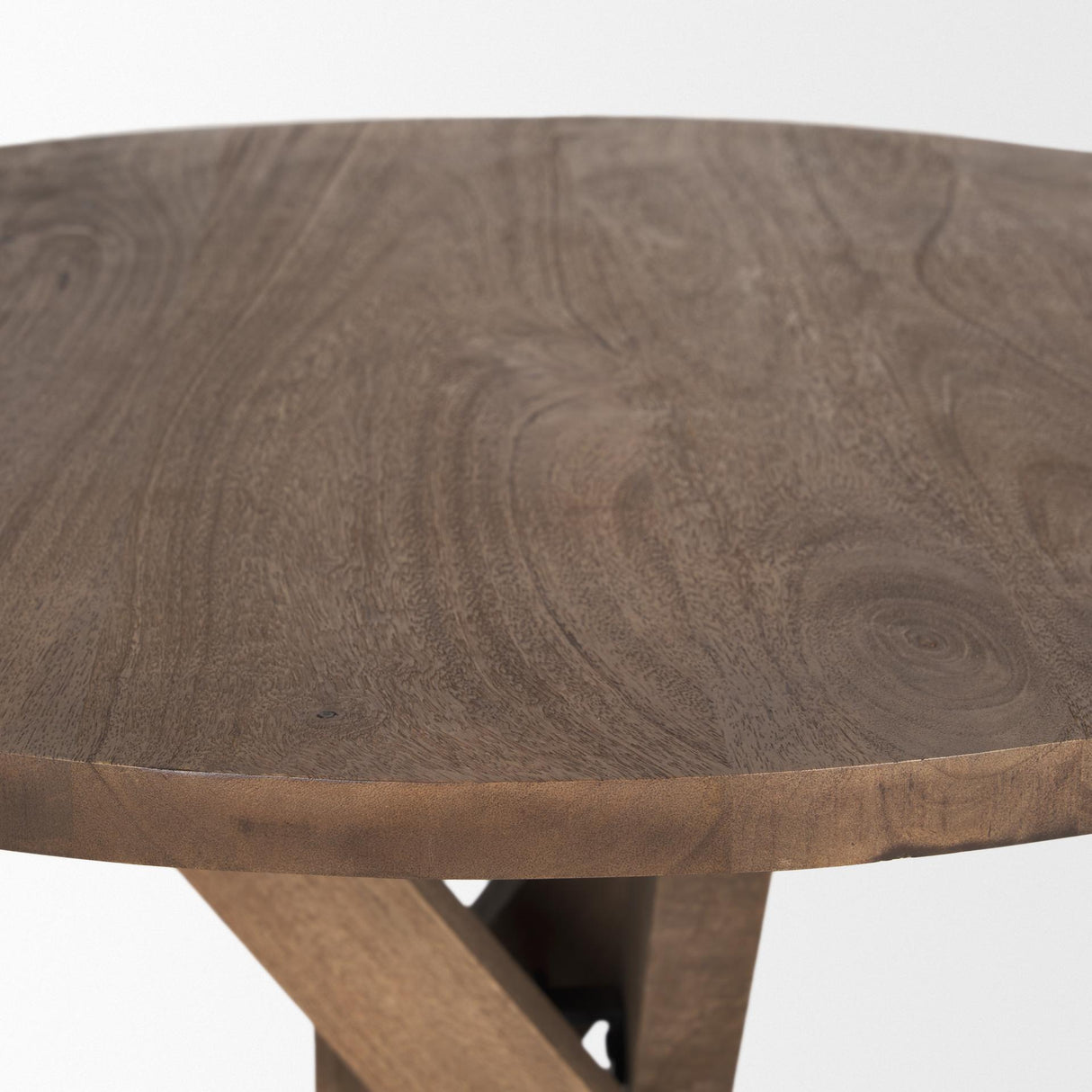 Mercana Solana Medium Brown Wood Foyer Table