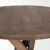 Mercana Solana Medium Brown Wood Foyer Table