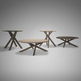 Mercana Solana Light Brown Wood Foyer Table