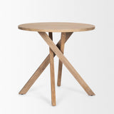 Mercana Solana Light Brown Wood Foyer Table