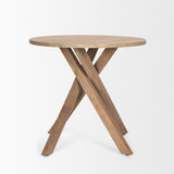 Mercana Solana Light Brown Wood Foyer Table