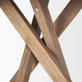 Mercana Solana Light Brown Wood Foyer Table