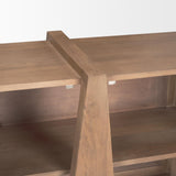 Mercana Eula Medium Brown Wood 4-Door Sideboard