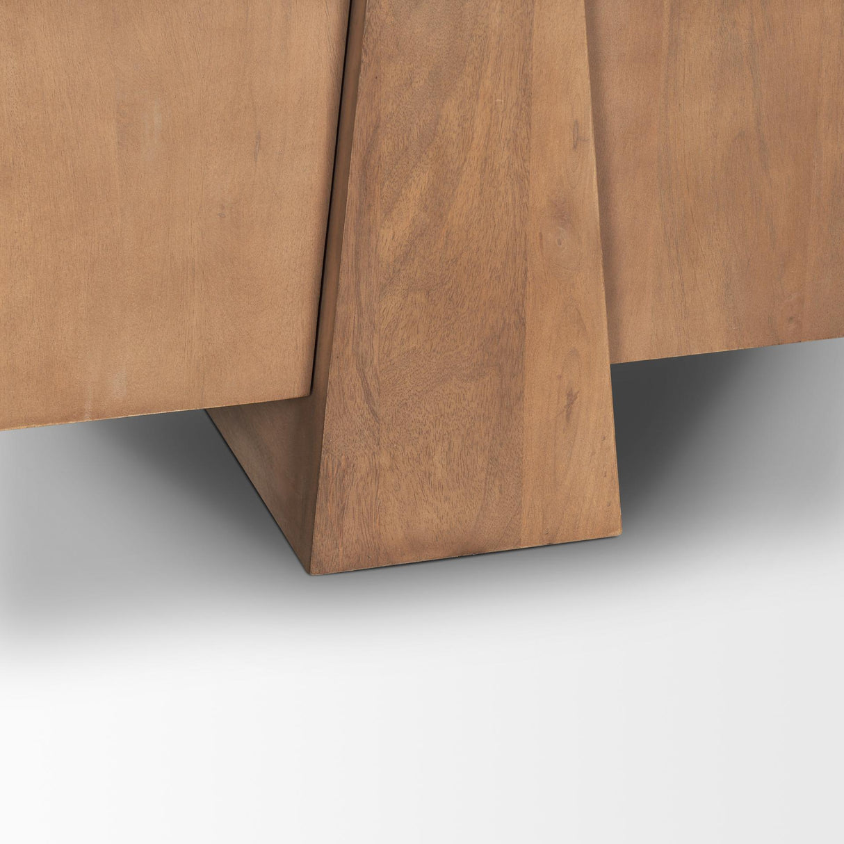 Mercana Eula Medium Brown Wood 4-Door Sideboard