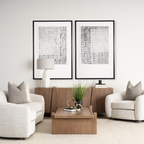 Mercana Eula Medium Brown Wood 4-Door Sideboard