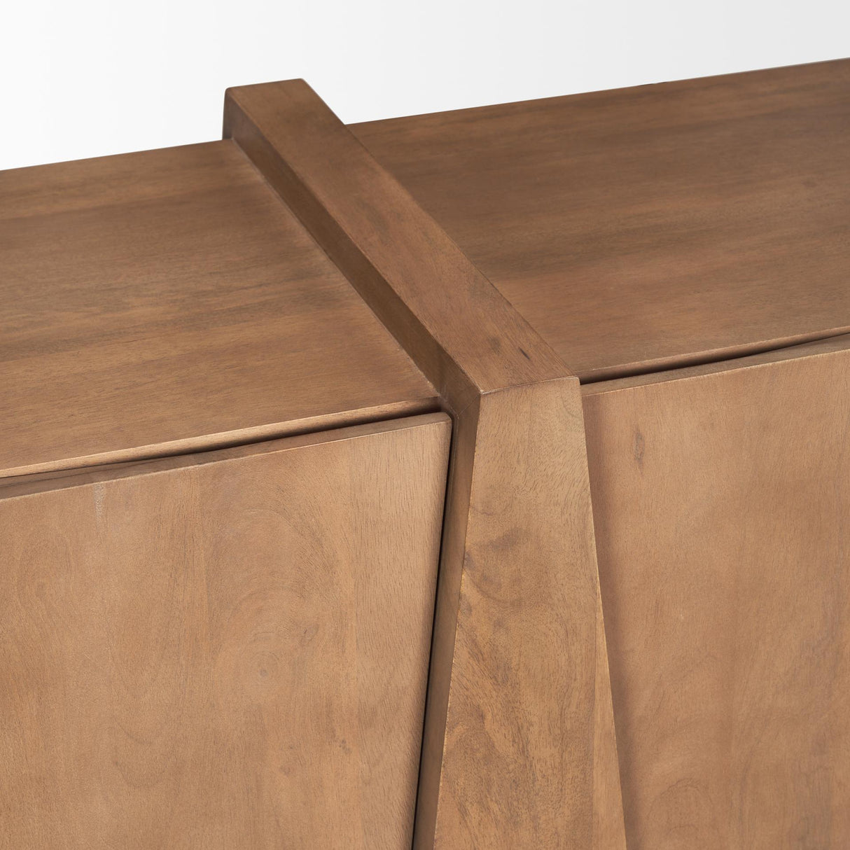 Mercana Eula Medium Brown Wood 4-Door Sideboard
