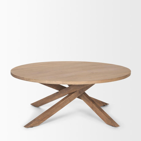 Mercana Solana Light Brown Wood Coffee Table