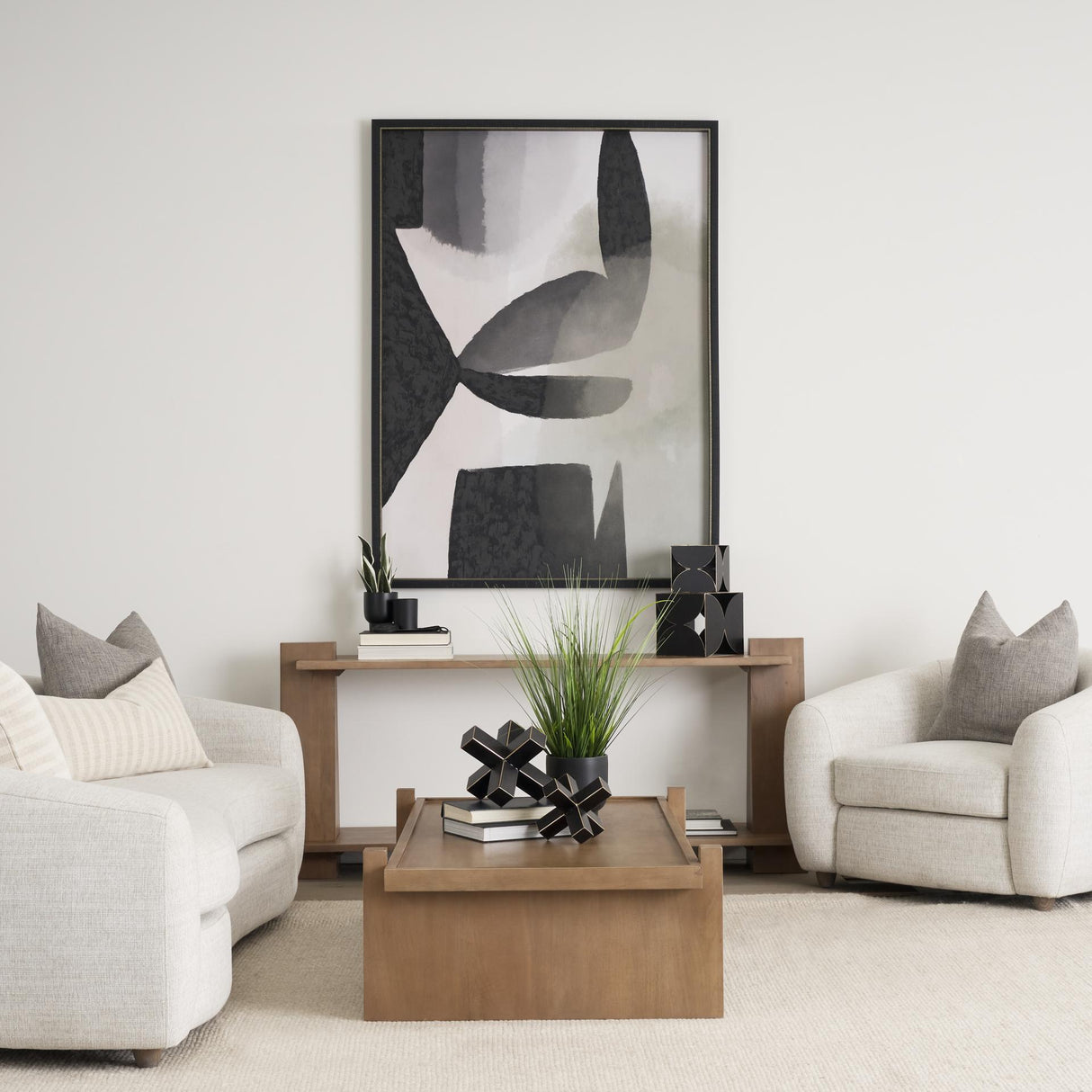 Mercana Eula Medium Brown Wood Console Table