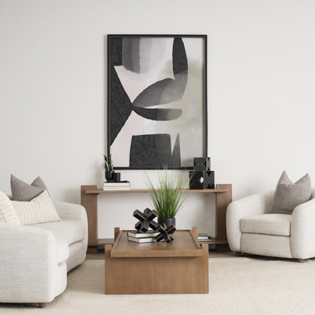 Mercana Eula Medium Brown Wood Console Table