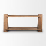 Mercana Eula Medium Brown Wood Console Table