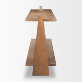Mercana Eula Medium Brown Wood Console Table