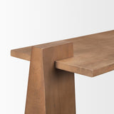 Mercana Eula Medium Brown Wood Console Table