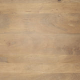 Mercana June Light Brown Wood w/ Fluting Square Side Table