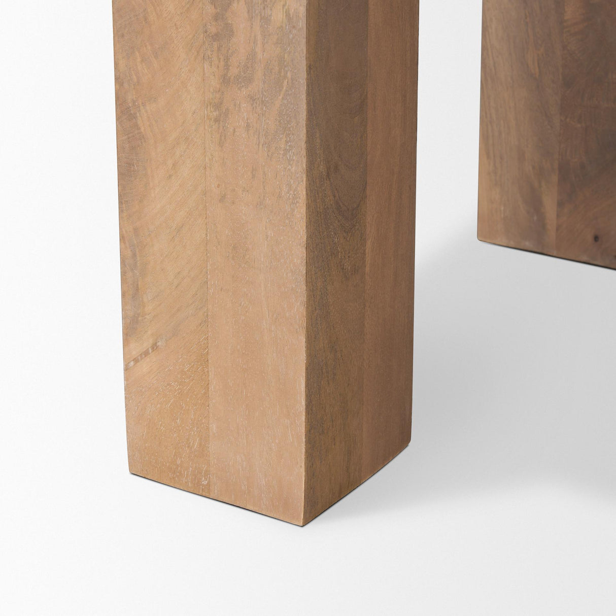 Mercana Beth Light Brown Wood Square Accent Table
