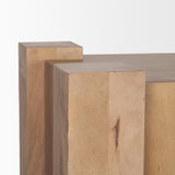 Mercana Beth Light Brown Wood w/ 3 Doors Sideboard