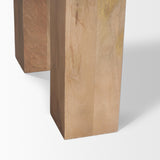 Mercana Beth Light Brown Wood w/ 3 Doors Sideboard