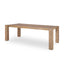 Mercana Beth Light Brown Wood Rectangular Dining Table