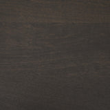 Mercana Romi Dark Brown Wood w/ Bottom Shelf Oval Coffee Table