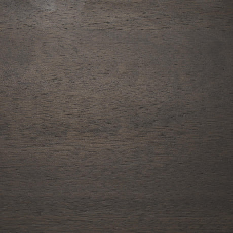 Mercana Romi Dark Brown Wood w/ 3 Shelves Oval Console Table