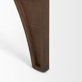 Mercana Laraya Medium Brown Wood w/ Arches End Table