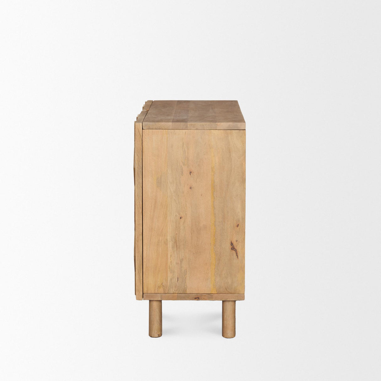 Mercana Heera Light Brown Diamond Motif w/ Shelf Accent Cabinet