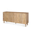 Mercana Heera Light Brown Diamond w/ Shelf Motif Sideboard