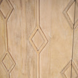 Mercana Heera Light Brown Diamond w/ Shelf Motif Sideboard