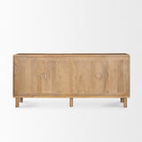Mercana Heera Light Brown Diamond w/ Shelf Motif Sideboard