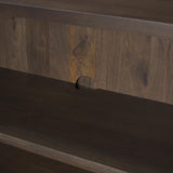 Mercana Heera Dark Brown Diamond Motif w/ Shelf Accent Cabinet