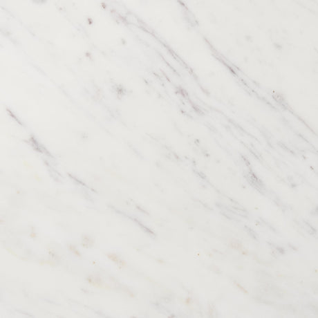 Mercana Bianca Light Brown Wood w/ Round Marble Top Coffee Table