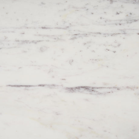 Mercana Bianca Dark Brown Wood w/ Marble Round Top Coffee Table